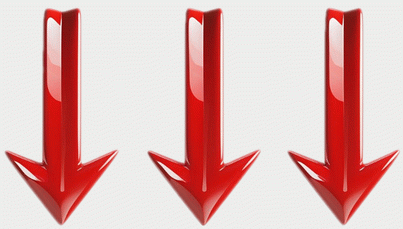 arrows pointing down