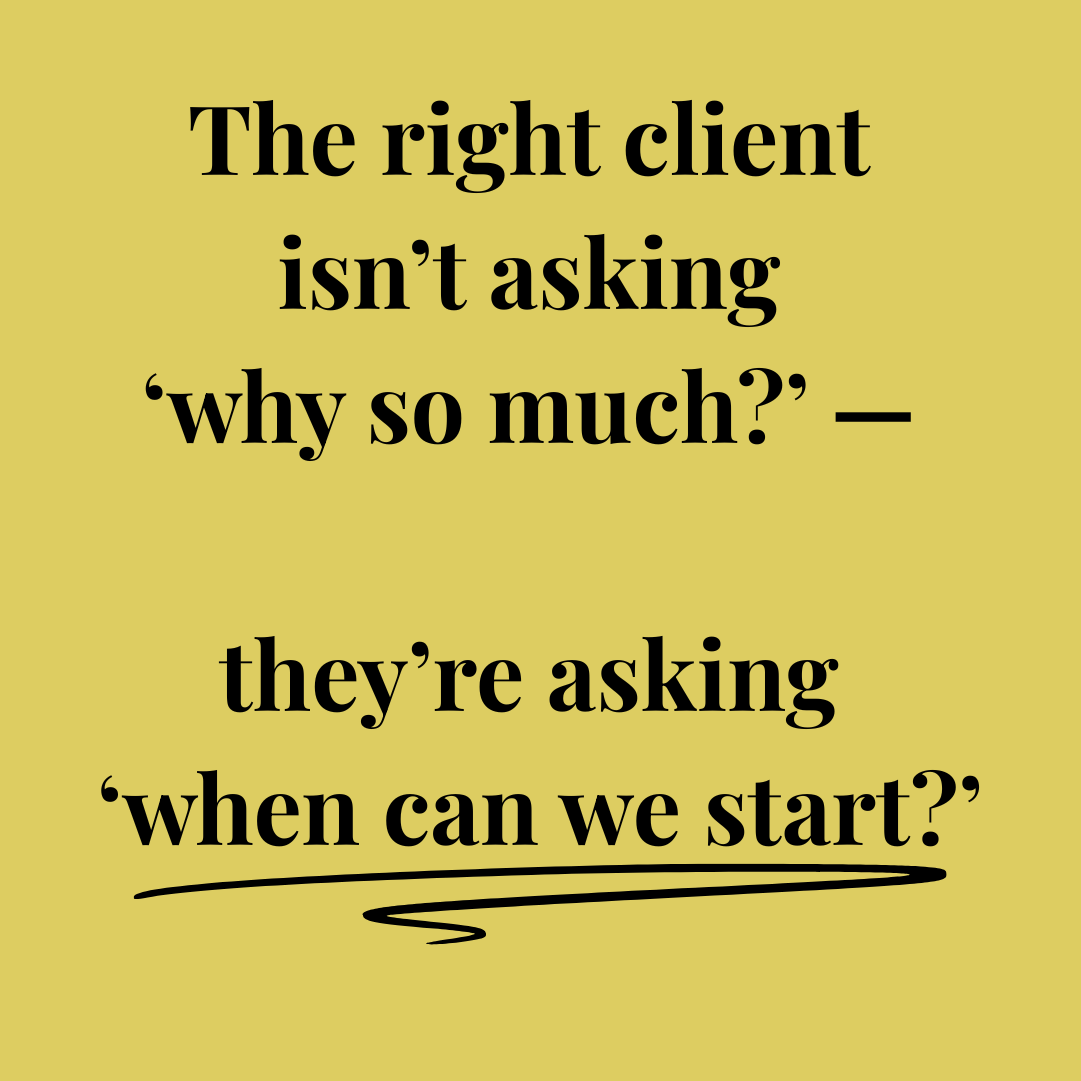 the right client